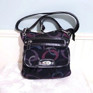 Target Small Black Purple Fuchsia Blue Tan Crossbody Shoulder Bag Purse Top Zip